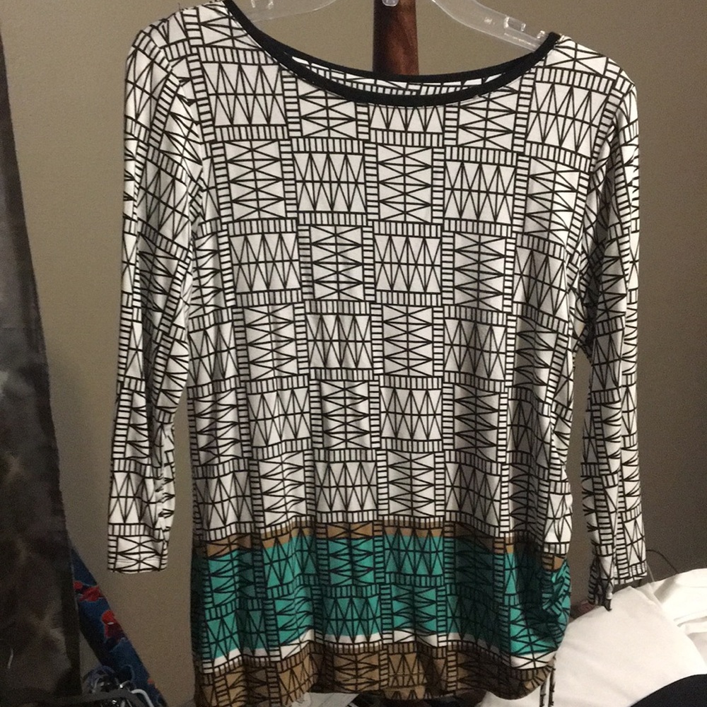 Ruby Rd  size Medium multi colored blouse